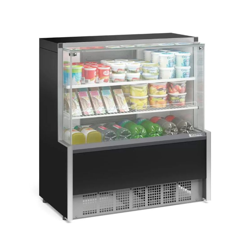 Vitrine Refrigerada Universal Gelopar Gpsa-110r-pr 1 Placa Fria 127v