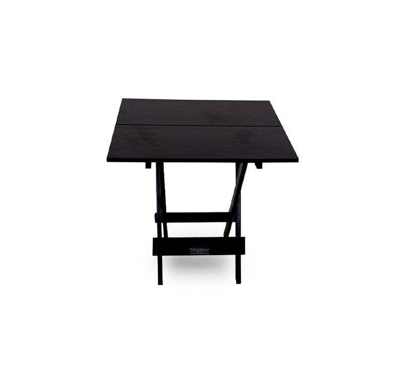 Mesa Dobravel Madeira 70x70cm Preta