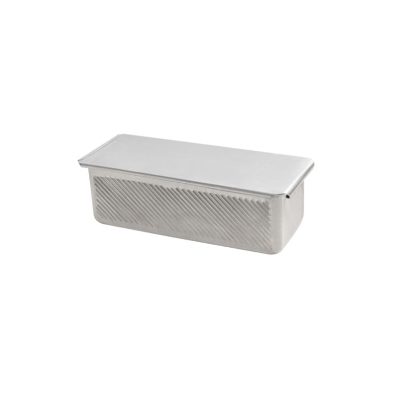 Forma De Pao Aluminio 30x10cm Imeca 3653 Estampada Com Tampa