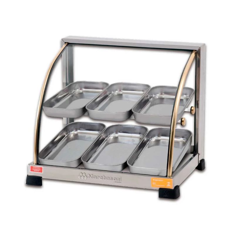 Estufa Ouro Curva Dupla 6 Bandejas 127v Marchesoni Ef.2.261