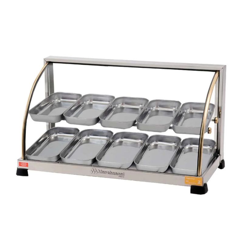 Estufa Ouro Curva Dupla 127v Marchesoni Ef.2.211 10 Bandejas