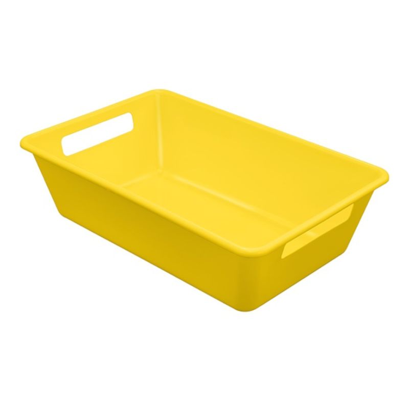 Bandeja 3l Organizadora Bj03 Dellaplast 1000.01 Amarela