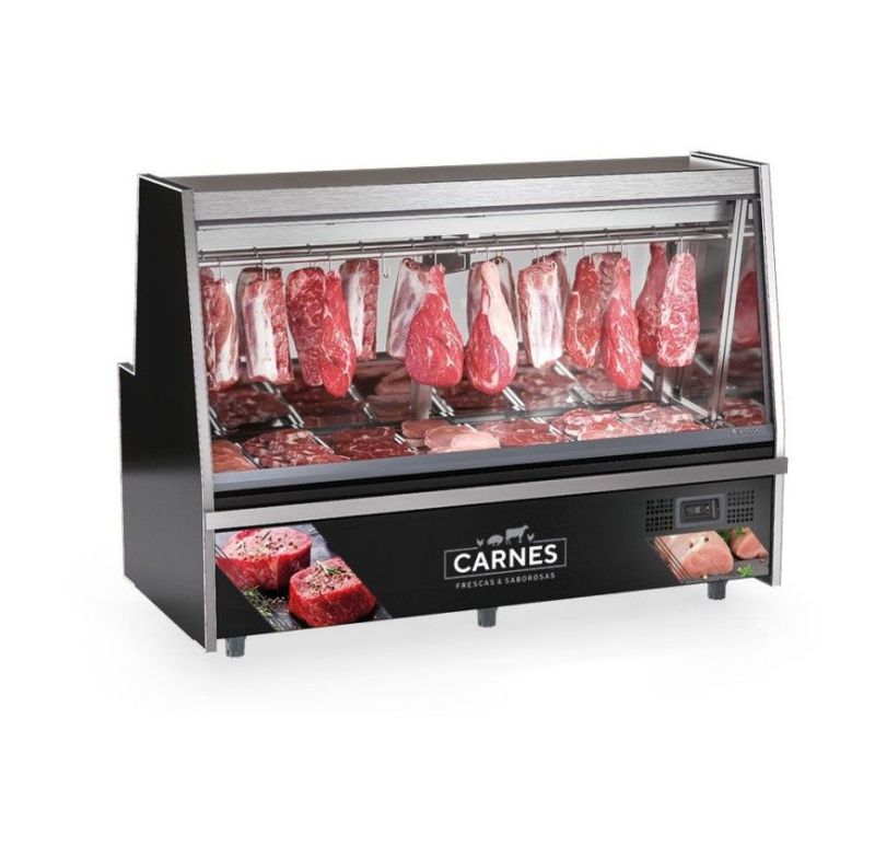 Expositor Acougue Turin Gelopar Gats-200 Preto 127v