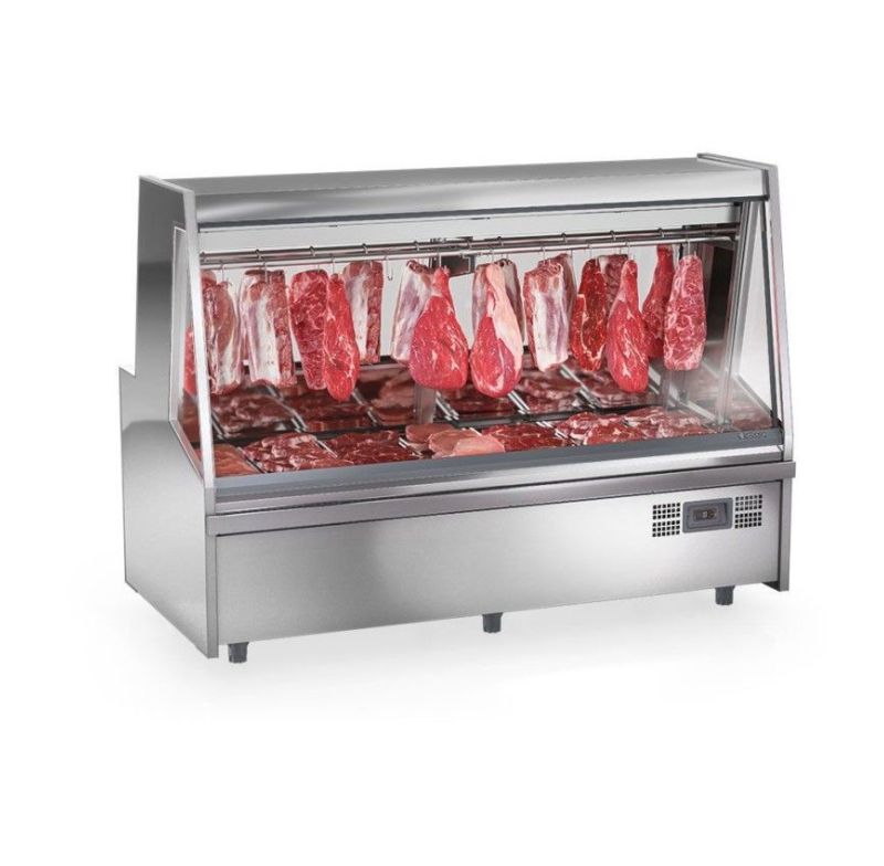 Expositor Acougue Gelopar Gatp-200 Inox Premium 220v