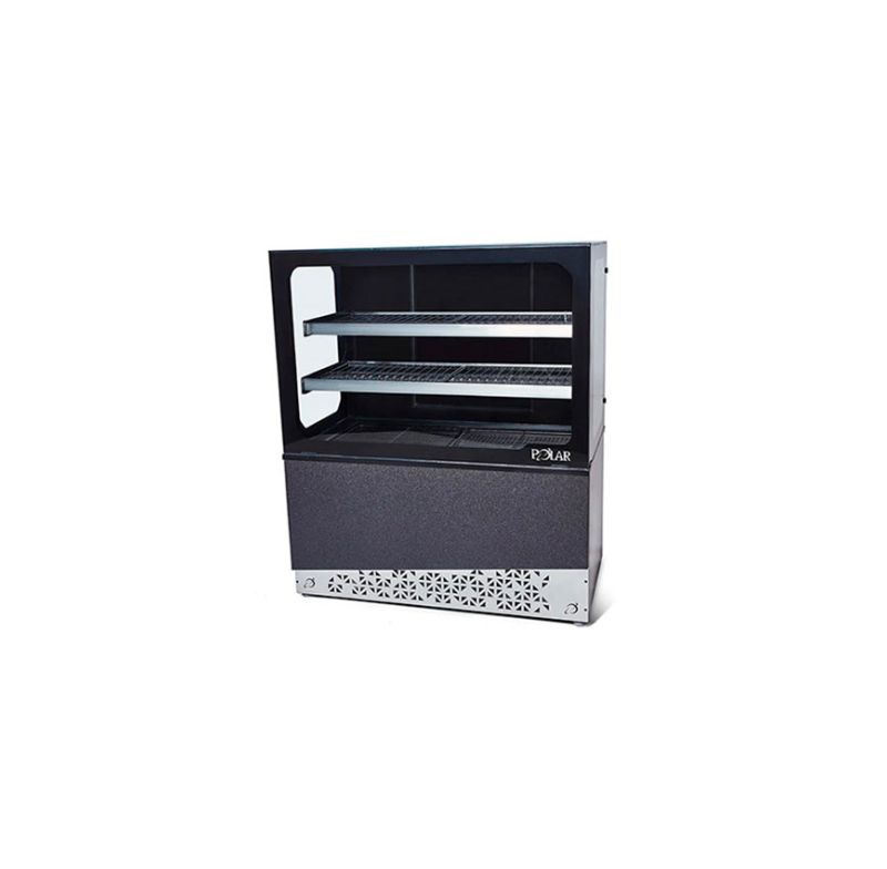 Vitrine Estufa Polar Black Gourme 1,0m 127v Pt 010202a73