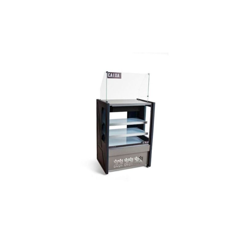 Vitrine Nat Caixa Port Band Plat 0,80m Polar 010303d481 Pt