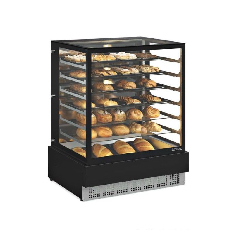 Vitrine Neutra Padaria Mgen-100 Pr 127-220v Gelopar 80345095