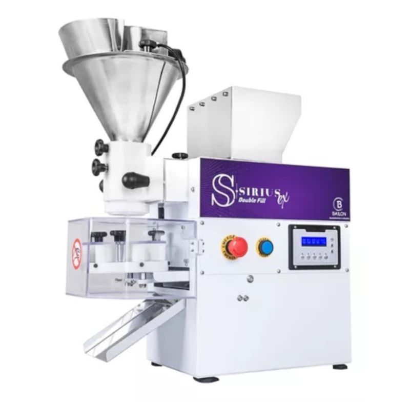 Maquina De Salgados Bailon 220102 Sirius 4.0 7g A 180g Duplo Recheio Inox