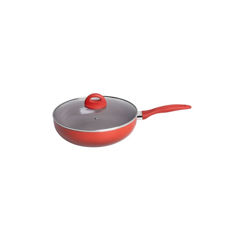 Wok Com Tampa Brinox 4791/150smart Plus Vermelho