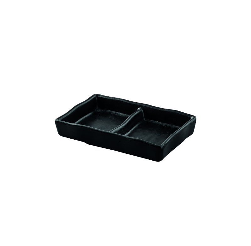 Molheira Dupla Osaka Preta 6cm Brinox 57701/005