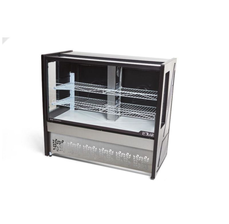 Vitrine Confeitaria Polar 0,8m 220v Pt Plat. 010301d453