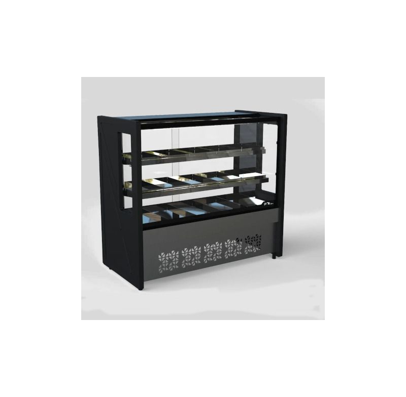 Vitrine Estufa Platinum 010302d469 1,25m 220v Preta