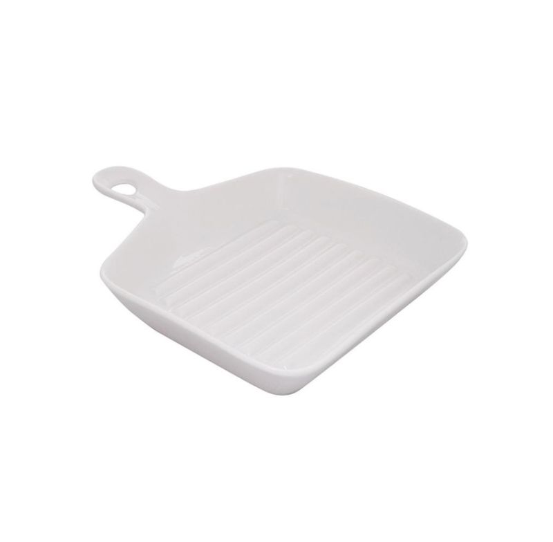 Travessa De Servir Com Alca Etilux Pcln-035 Porcelana 20,4cm