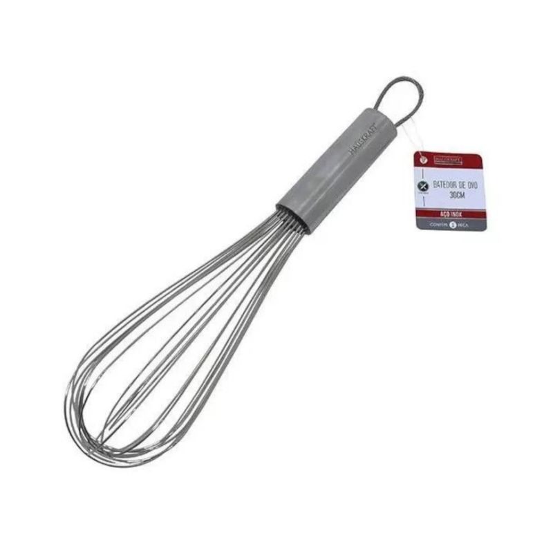 Batedor De Ovos Etilux Btov-005 30cm Inox