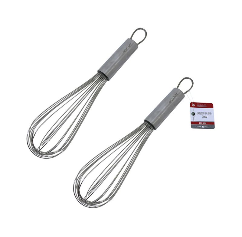 Batedor De Ovos Etilux Btov-006 35cm Inox