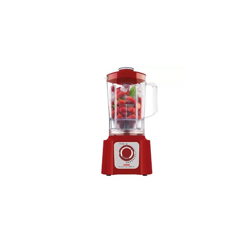 Liquidificador Power Max 1000w Ln54 Arno 2720012279 Vermelho 127v