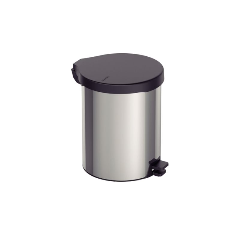 Lixeira Com Pedal Standard Tramontina 94538712 Aco Inox 12l