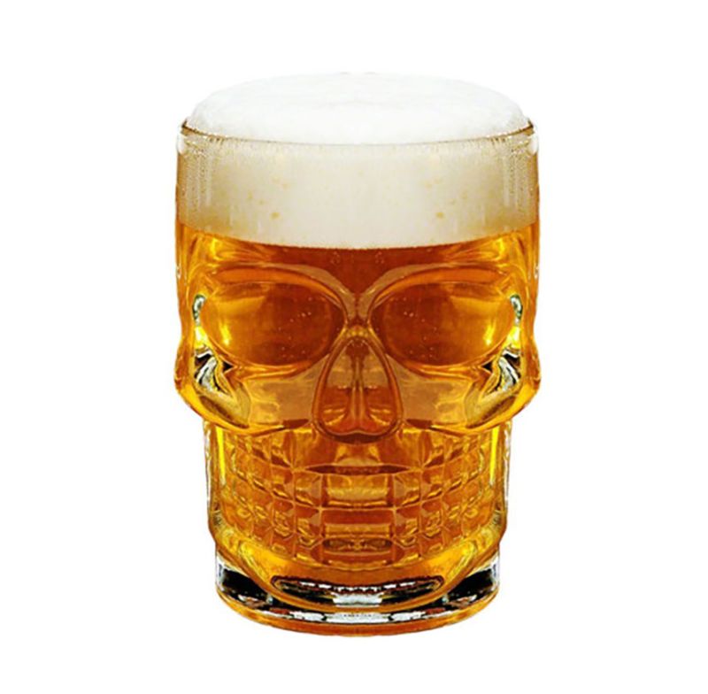 Caneca De Chopp Caveira Tuut 20784 350ml