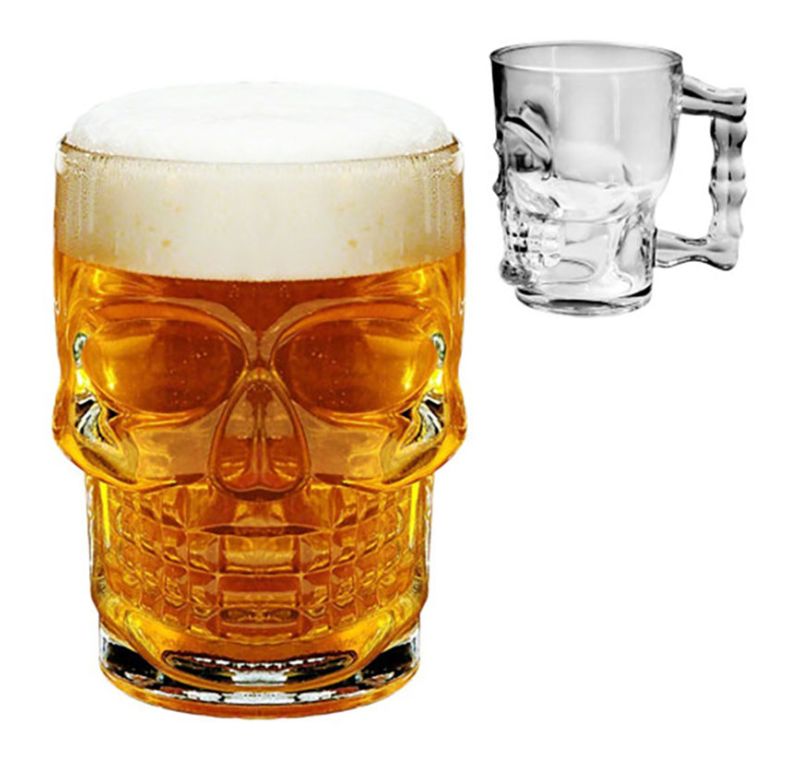 Caneca De Chopp Caveira Tuut 19336 540ml