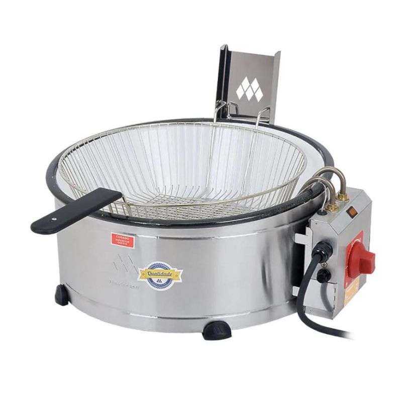 Tacho Fritura Eletrico 7,5l 127v Marchesoni Th.1.701 Com Peneira