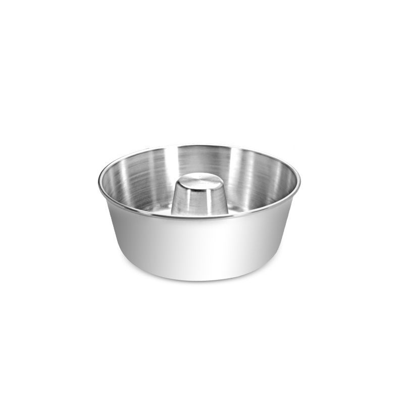 Forma Para Pudim Com Tubo Hotel 24 Aluminio Abc 781 3,4l