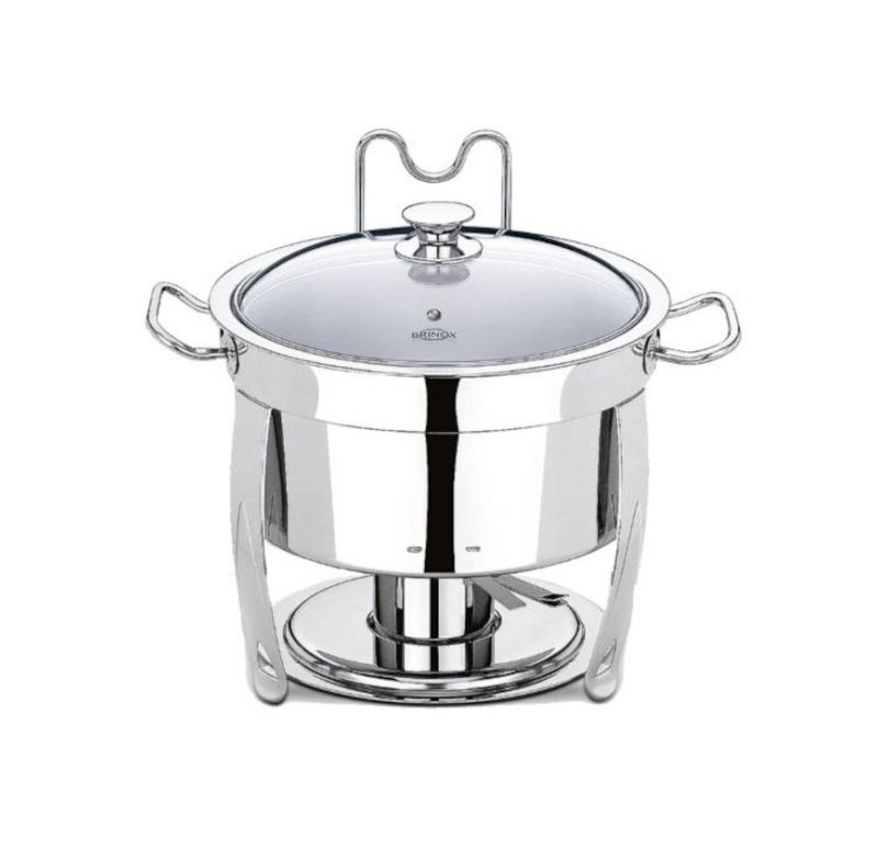 Rechaud Redondo Savoy 8lts Brinox 1105/208 Inox