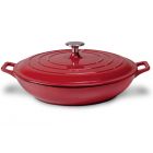 CACAROLA BAIXA COM TAMPA BRINOX 57503/157 SAUTE 3,5L VERMELHA