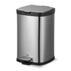LIXEIRA COM PEDAL E BALDE BRINOX 3065/101 FRAME 12L INOX