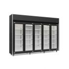 REFRIGERADOR TOP VERTICAL 220V GEAS-5P/PR GELOPAR 80906.09.2 VIDRO DUPLO 5 PORTAS 2,95M