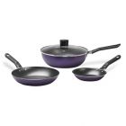 JOGO DE FRIGIDEIRAS BRINOX 7232/103 3PCS FUN ROXO