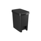 LIXEIRA BRINOX 10714/0008 SINGLE PRETA 15L