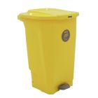 LIXEIRA T-FORCE BASIC TRAMONTINA 92814800 AMARELO 100L