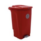 LIXEIRA T-FORCE BASIC TRAMONTINA 92814840 VERMELHO 100L