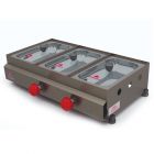 MOLHEIRA 3CUBA INOX TAMPA VIDRO PR-03G