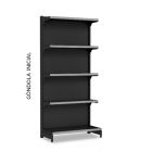 Gondola Fit 60 Inicial Parede 1,70x0,90x0,35 0,40 C5 Amapa Pa120036-381 Preto