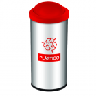 Lixeira Seletiva Basculante Vermelha 1