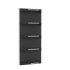 Gondola Fit 40/60 Canto 1,70x0,69x0,30 0,40 C5 Amapa Pa120012-487 Preta