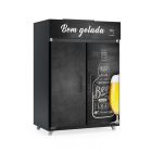 Mini Camara Cervejeira Gelopar 81149.09.2 Gmcb-2p/pr/220v 60hz 2 Portas 1421l
