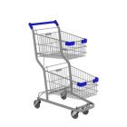 Carro Compras Prem Amapa 90l Duplo Galv-azul Pa010080-234