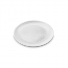 TRAVESSA REDONDA BRINOX TEXTURE 52801/010 BRANCA 47X4,6CM