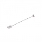 Colher bailarina inteira trancada 40cm inox a001-n