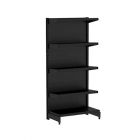 GONDOLA FLEX-40 PAREDE INICIAL PA071452-381 PRETA 170X92X30-40