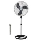 VENTILADOR OSCILANTE COLUNA VENTI50CC 127/220V 50CM PRETO GRADE EPOXY CROMADA VENTISILVA 9010150