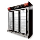 EXPOSITOR CARNE 3 PORTAS FRICON 1450L ACFM1450-2V010 PRETO 220V