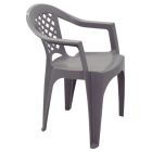 CADEIRA PLASTICA BASIC TRAMONTINA 92221210 CINZA