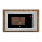 Forno micro ondas fischer fitline embutir 25l inox