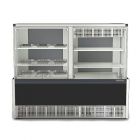 Vitrine Refrigerado Quente/Frio Preto 1