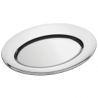 TRAVESSA RASA ACO INOX BUENA 50X36CM