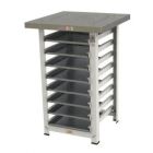 Mesa p/ forno prp-004 tampo em inox mes-004 p40023
