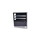 VITRINE ESTUFA POLAR  BLACK GOURM 1,5M 127V PT 010202D299